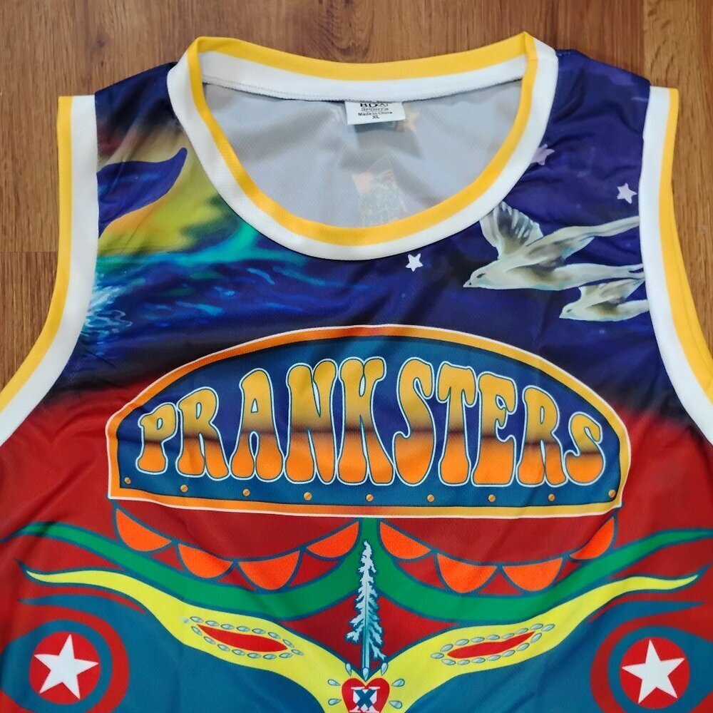 Eugene Emeralds Merry Pranksters Bill Walton Furthur Festival Promo Jersey